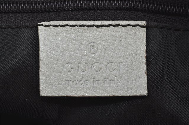 Authentic GUCCI Jackie Shoulder Hand Bag Canvas Leather 0013306 Brown J4298