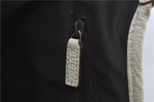 Authentic GUCCI Jackie Shoulder Hand Bag Canvas Leather 0013306 Brown J4298