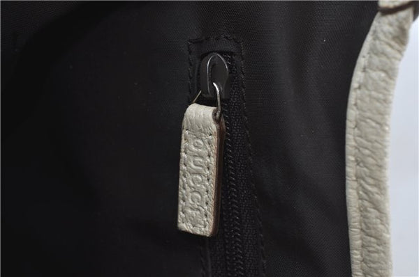 Authentic GUCCI Jackie Shoulder Hand Bag Canvas Leather 0013306 Brown J4298