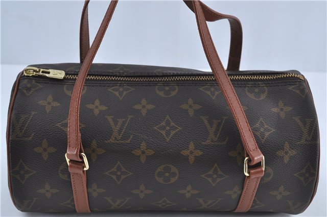 Authentic Louis Vuitton Monogram Papillon 26 Hand Bag Old Model LV J4299
