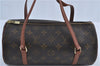 Authentic Louis Vuitton Monogram Papillon 26 Hand Bag Old Model LV J4299