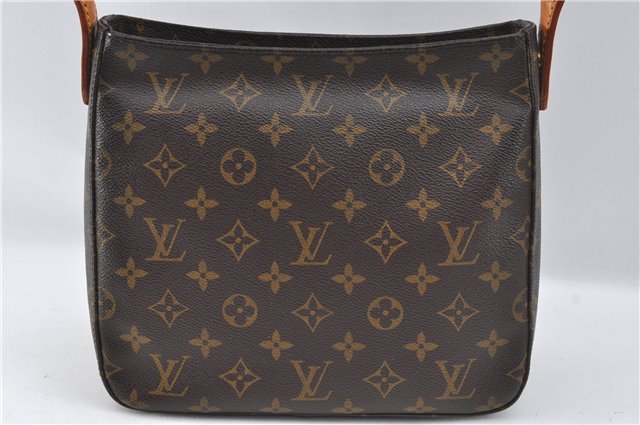 Authentic Louis Vuitton Monogram Looping MM Shoulder Bag M51146 LV J4300