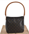 Authentic Louis Vuitton Monogram Looping MM Shoulder Bag M51146 LV J4301