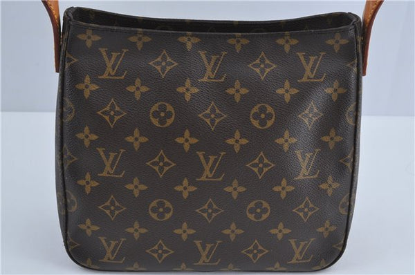 Authentic Louis Vuitton Monogram Looping MM Shoulder Bag M51146 LV J4301
