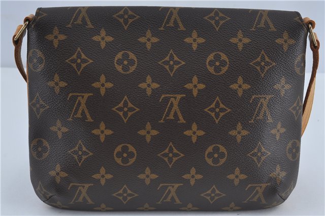 Authentic Louis Vuitton Monogram Musette Tango M51388 Shoulder Cross Bag J4313