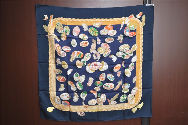 Authentic HERMES Carre 90 Scarf 