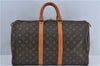 Authentic Louis Vuitton Monogram Keepall 45 Travel Boston Bag M41428 LV J4336