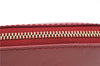 Authentic Louis Vuitton Vernis Pochette Cosmetic Pouch Red M91496 LV J4345