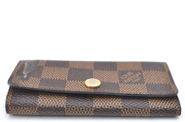Authentic Louis Vuitton Damier Multicles 4 Key Case Holder N62631 LV J4392