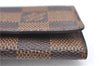 Authentic Louis Vuitton Damier Multicles 4 Key Case Holder N62631 LV J4392