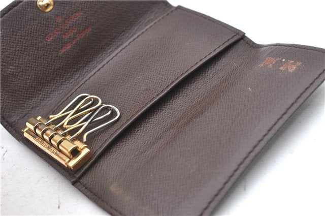 Authentic Louis Vuitton Damier Multicles 4 Key Case Holder N62631 LV J4392