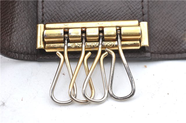Authentic Louis Vuitton Damier Multicles 4 Key Case Holder N62631 LV J4392
