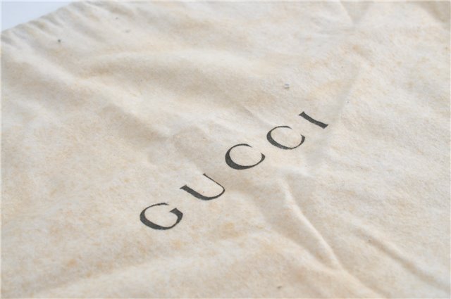 Authentic GUCCI Bamboo Hand Bag Purse Nylon Leather Black J4394