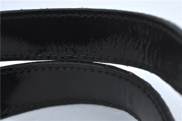 Authentic GUCCI Shoulder Hand Bag Purse Nylon Leather 0021039 Black  J4396