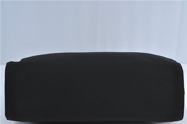 Authentic GUCCI Shoulder Hand Bag Purse Nylon Leather 0021039 Black  J4396