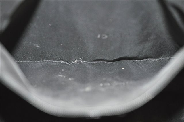 Authentic GUCCI Shoulder Hand Bag Purse Nylon Leather 0021039 Black  J4396