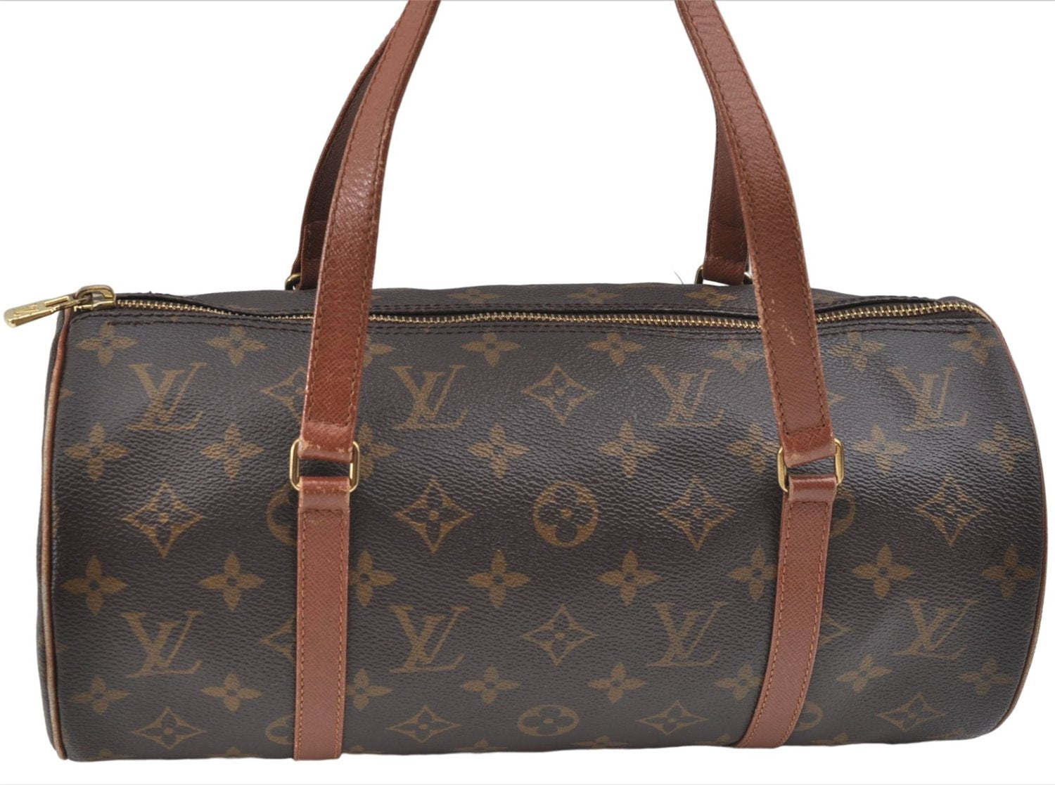 Authentic Louis Vuitton Monogram Papillon 30 Hand Bag Old Model LV J4397