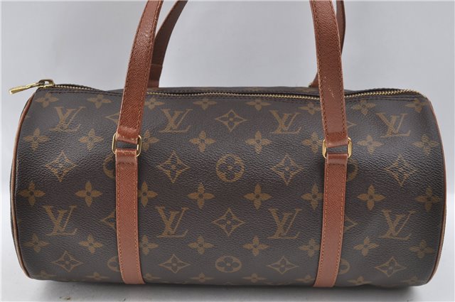 Authentic Louis Vuitton Monogram Papillon 30 Hand Bag Old Model LV J4397