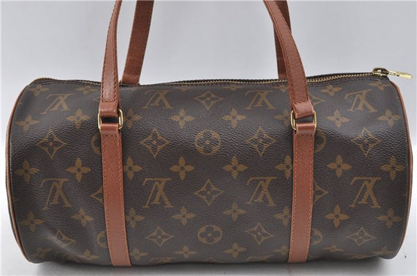 Authentic Louis Vuitton Monogram Papillon 30 Hand Bag Old Model LV J4397