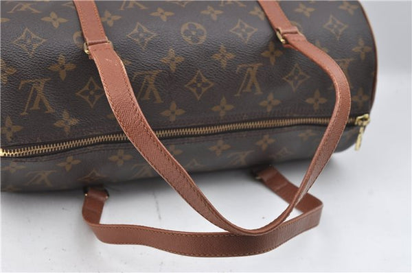 Authentic Louis Vuitton Monogram Papillon 30 Hand Bag Old Model LV J4397