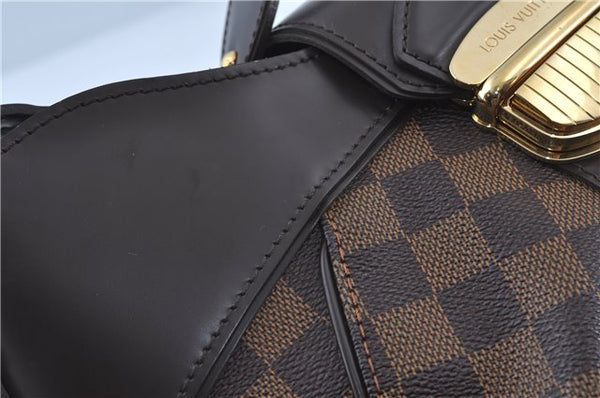 Authentic Louis Vuitton Damier Sistina MM Shoulder Hand Bag N41541 LV J4431