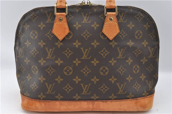 Authentic Louis Vuitton Monogram Alma Hand Bag Purse M51130 LV J4441