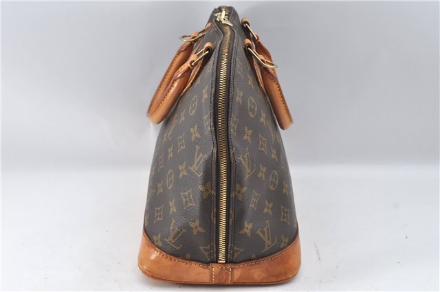 Authentic Louis Vuitton Monogram Alma Hand Bag Purse M51130 LV J4441