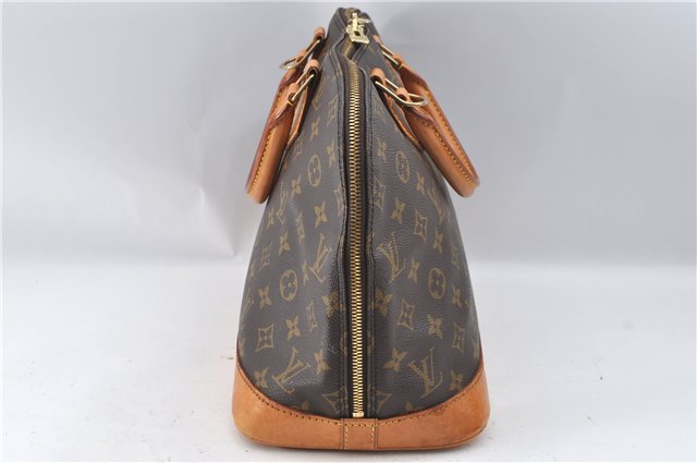 Authentic Louis Vuitton Monogram Alma Hand Bag Purse M51130 LV J4441