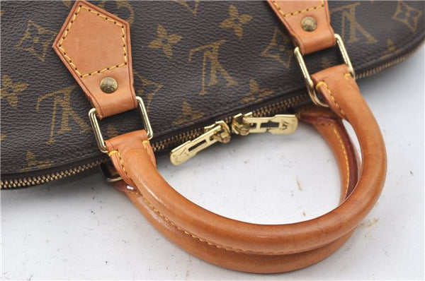 Authentic Louis Vuitton Monogram Alma Hand Bag Purse M51130 LV J4441