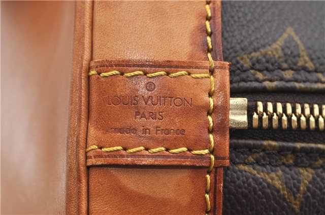 Authentic Louis Vuitton Monogram Alma Hand Bag Purse M51130 LV J4441