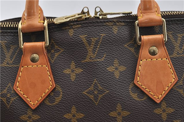 Authentic Louis Vuitton Monogram Alma Hand Bag Purse M51130 LV J4441