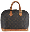 Authentic Louis Vuitton Monogram Alma Hand Bag Purse M51130 LV J4442