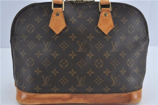 Authentic Louis Vuitton Monogram Alma Hand Bag Purse M51130 LV J4442
