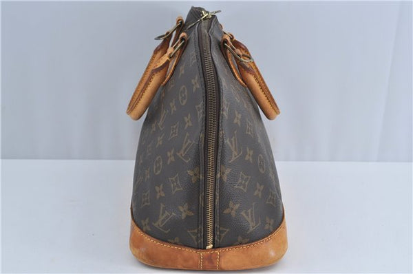 Authentic Louis Vuitton Monogram Alma Hand Bag Purse M51130 LV J4442