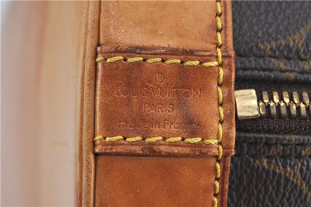 Authentic Louis Vuitton Monogram Alma Hand Bag Purse M51130 LV J4442