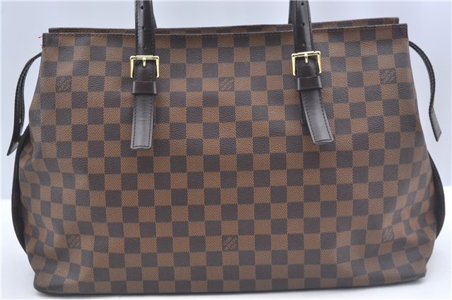 Authentic Louis Vuitton Damier Chelsea Shoulder Tote Bag N51119 LV J4443