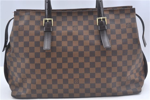 Authentic Louis Vuitton Damier Chelsea Shoulder Tote Bag N51119 LV J4443