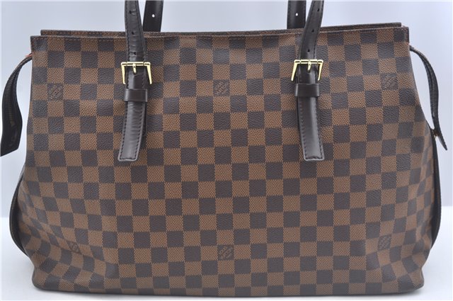 Authentic Louis Vuitton Damier Chelsea Shoulder Tote Bag N51119 LV J4443