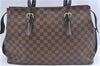 Authentic Louis Vuitton Damier Chelsea Shoulder Tote Bag N51119 LV J4443