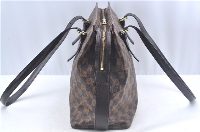 Authentic Louis Vuitton Damier Chelsea Shoulder Tote Bag N51119 LV J4443