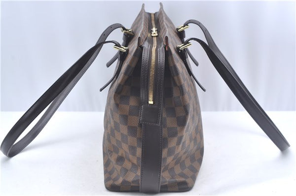 Authentic Louis Vuitton Damier Chelsea Shoulder Tote Bag N51119 LV J4443