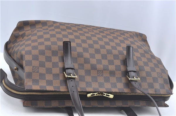 Authentic Louis Vuitton Damier Chelsea Shoulder Tote Bag N51119 LV J4443