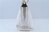 Authentic CHANEL Caviar Skin CC Logo Shoulder Tote Bag White J4455