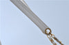 Authentic CHANEL Caviar Skin CC Logo Shoulder Tote Bag White J4455