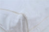 Authentic CHANEL Caviar Skin CC Logo Shoulder Tote Bag White J4455