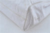 Authentic CHANEL Caviar Skin CC Logo Shoulder Tote Bag White J4455