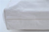 Authentic CHANEL Caviar Skin CC Logo Shoulder Tote Bag White J4455