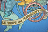 Authentic HERMES Carre 90 Scarf "LE TEMPS des MARIONNETTES" Silk Blue Box J4483