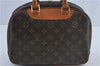 Authentic Louis Vuitton Monogram Trouville Hand Bag Purse M42228 LV J4509