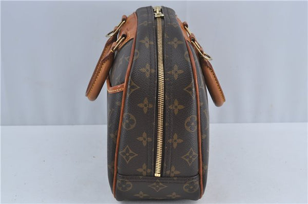 Authentic Louis Vuitton Monogram Trouville Hand Bag Purse M42228 LV J4509
